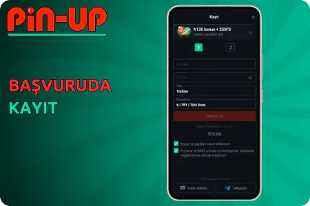 Pin Up app nasıl kayıt olunur